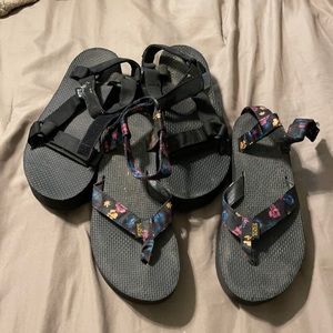 Teva platform sandles bundle